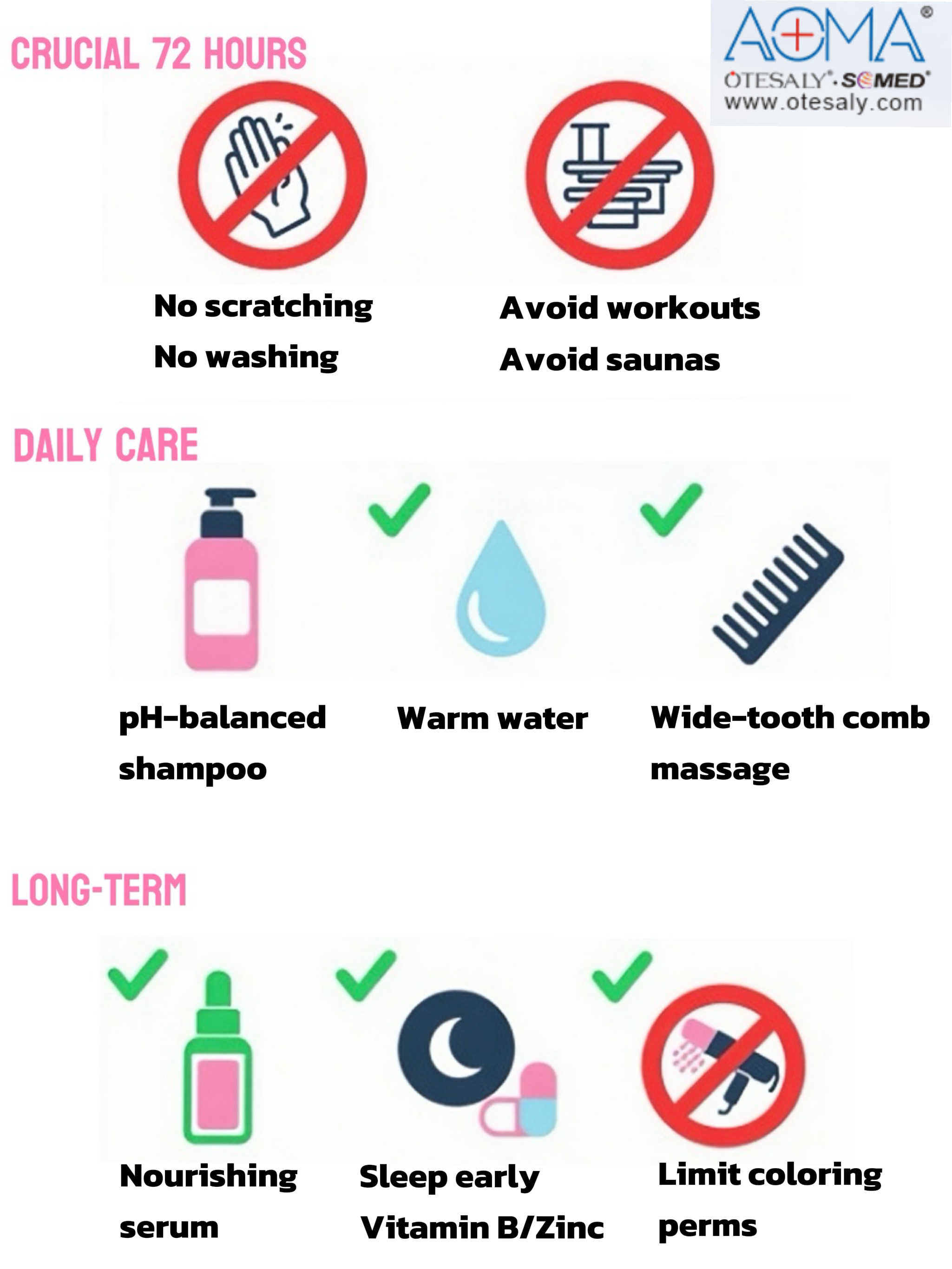 Precauciones postoperatorias