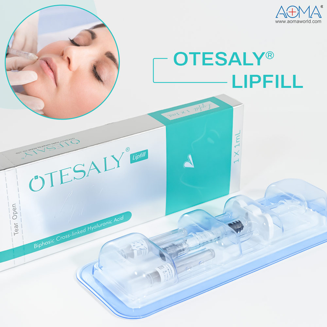 Inyección rejuvenecedora de labios hialurónicos de 1 ml que aumenta el volumen