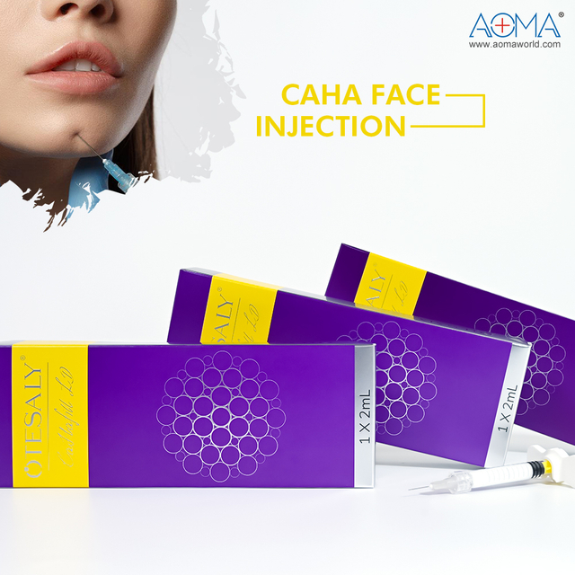 Llenador reticulado del ácido hialurónico de 2ml Caha para las líneas de marionetas