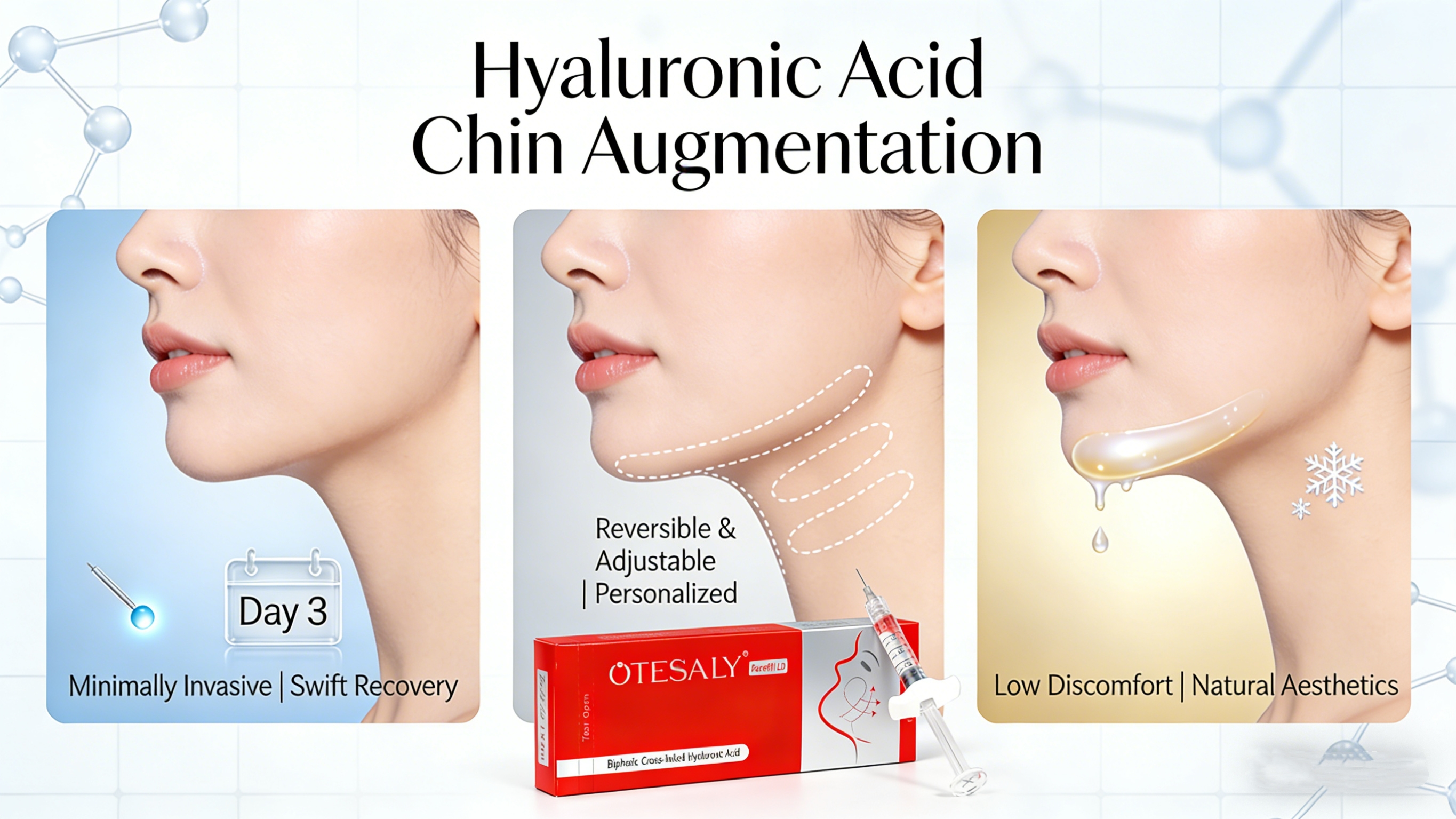 Relleno facial para aumento de ment&oacute;n LD AOMA