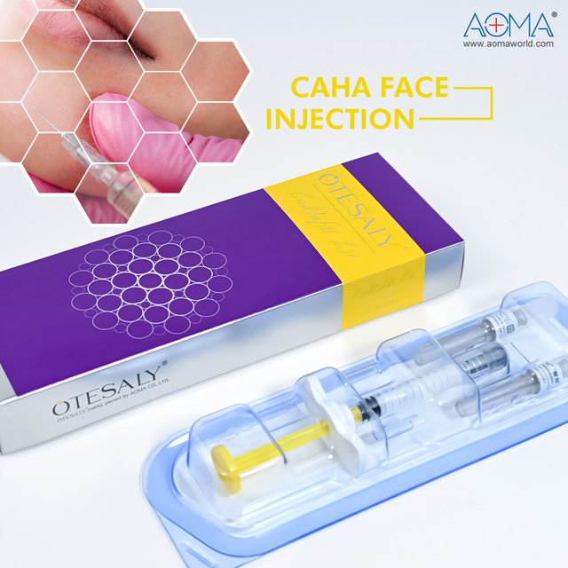 Innovador humectante facial con relleno de ácido hialurónico de hidroxiapatita de calcio de 2 ml