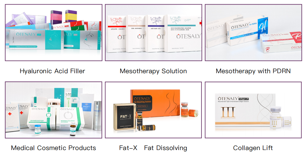 Productos Skinbooster proporcionados por AOMA