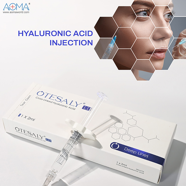 Líneas glabelares bifásicas del ceño del llenador facial de lidocaína 2ml