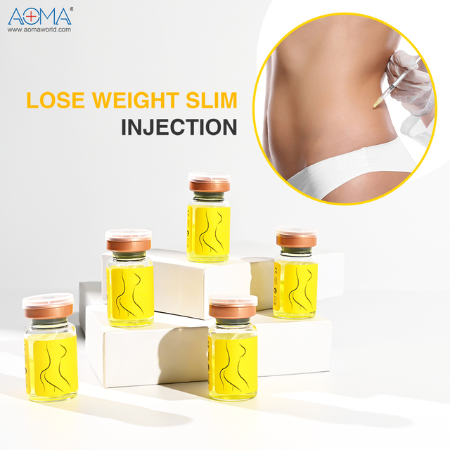 La inyección de disolución de grasa de mesoterapia de estética médica de 5 ml reduce la síntesis de grasa