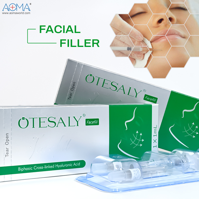 Uso externo Facefill 1ML Filler Relleno de ácido hialurónico reticulado Líneas periorales