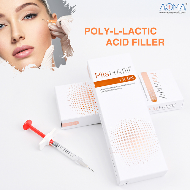 Estética 1ML PLLA HA Filler Poly L Relleno de ácido láctico rejuvenece la piel antiarrugas