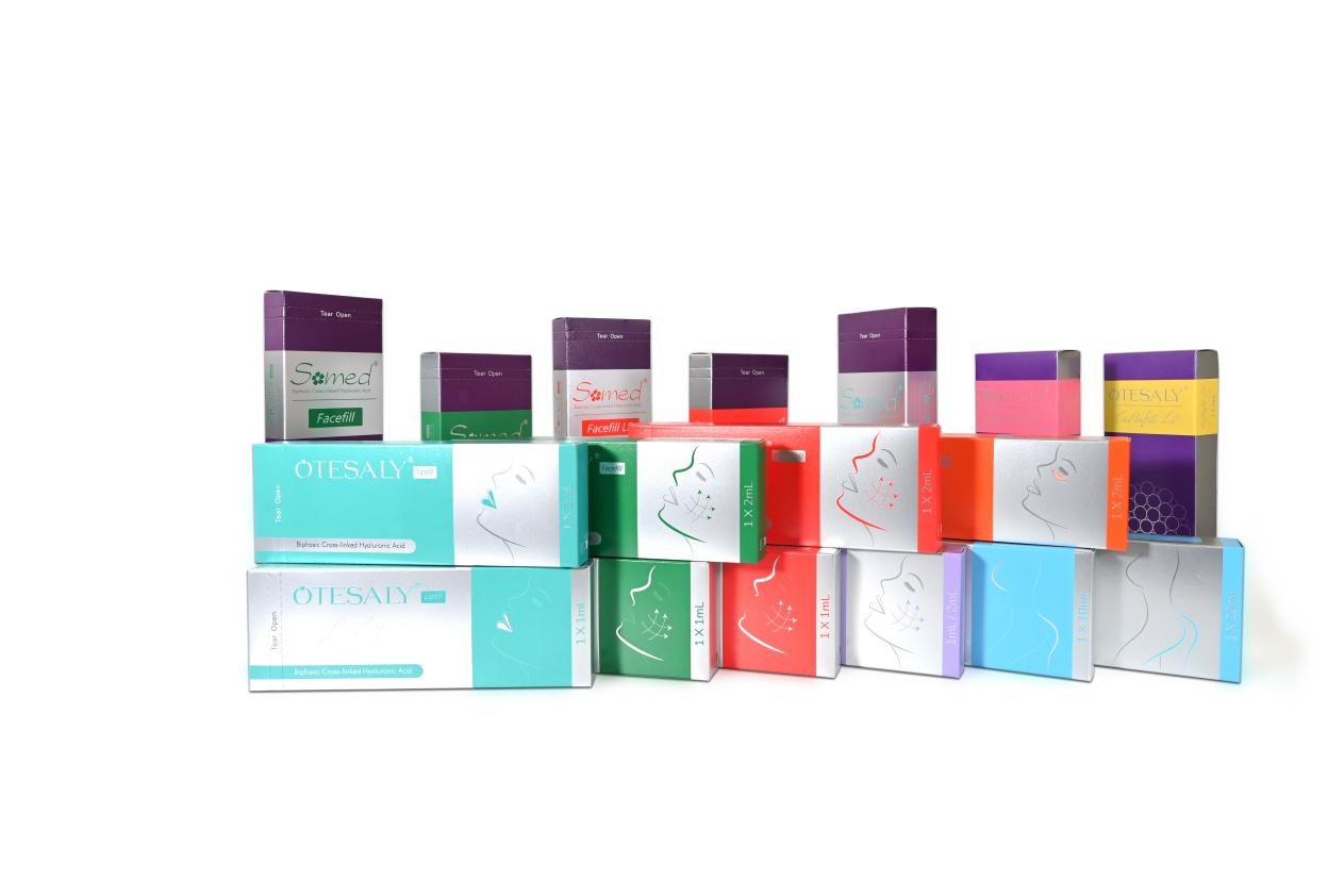 relleno de &aacute;cido hialur&oacute;nico