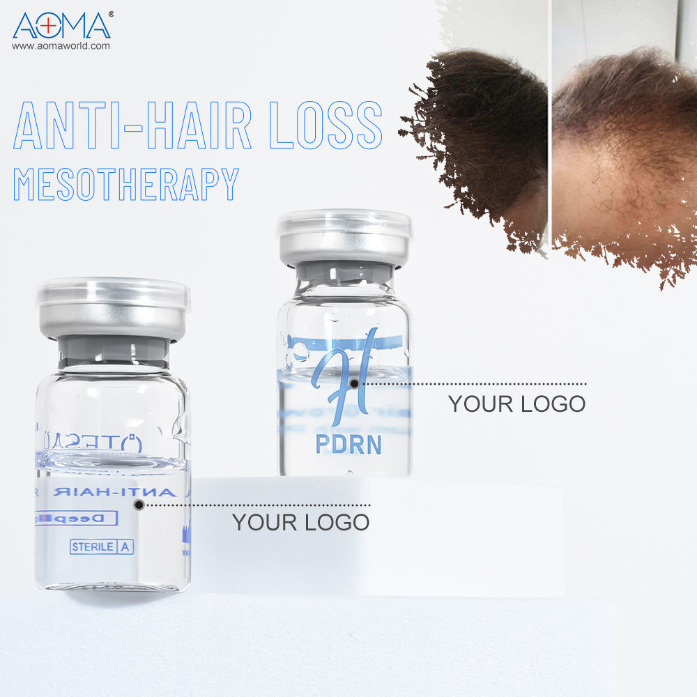 Inyección de mesoterapia anticaída