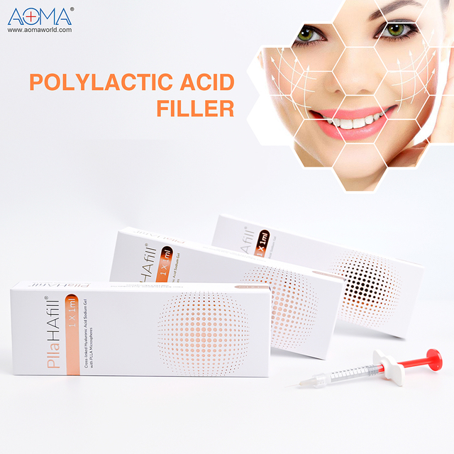 La inyección clínica de relleno PllaHAfill® de 1 ml rejuvenece el volumen de la piel