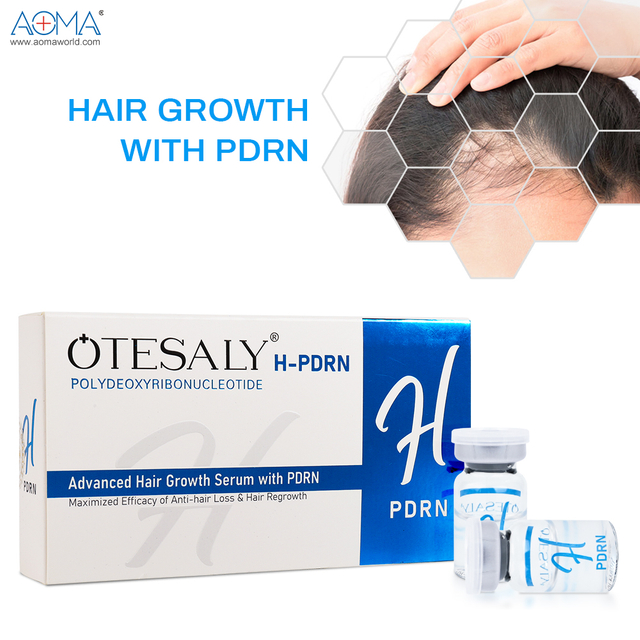 CRECIMIENTO DEL CABELLO inyectable CON PDRN Estimula los folículos pilosos